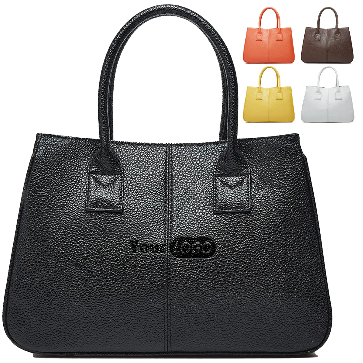 Pu Large Capacity Commuting Handbag 1