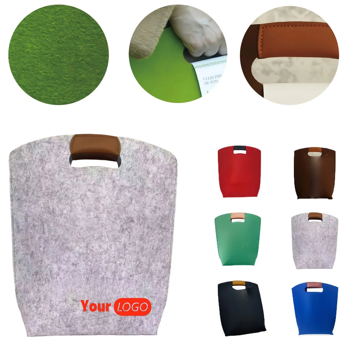 Minimalist Felt Gift Bag 1