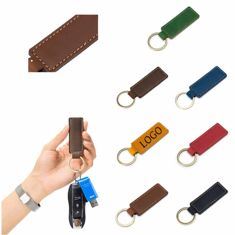 Soft Genuine Leather Key Chain