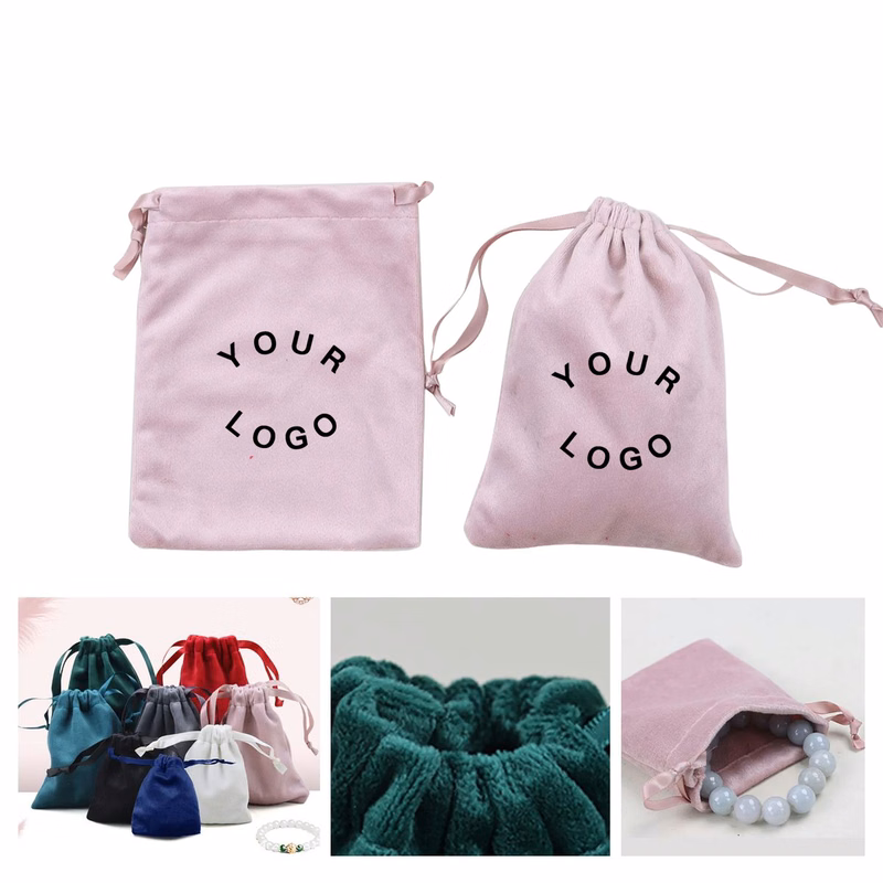 Compact Satin Drawstring Pouch for Daily Use