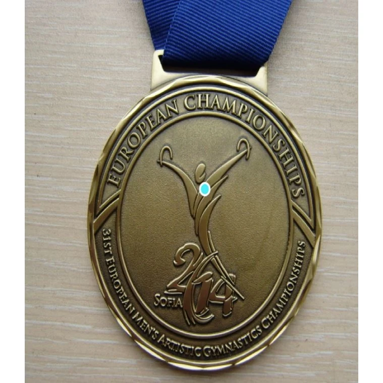 Customized Antique Copper Plated Solid Iron Medal 1