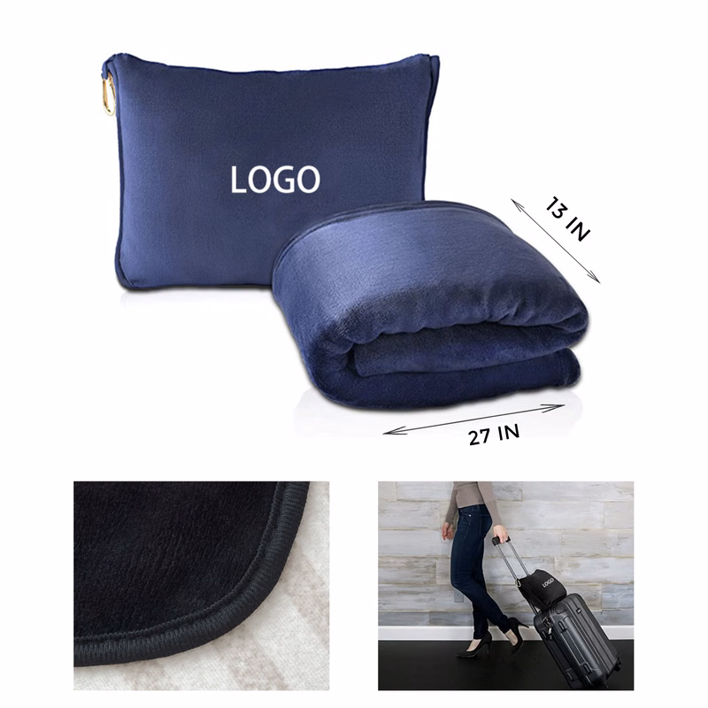 MOQ 10 PCS Versatile Flannel Collapsible Storage Blanket