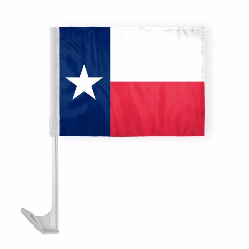 12"x16" & 10.5''x15'' Texas Car Flags