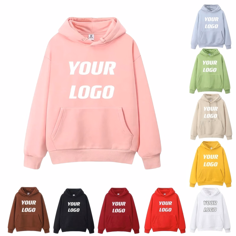 Custom Casual Pullover Hoodie Sweatshirt Tops
