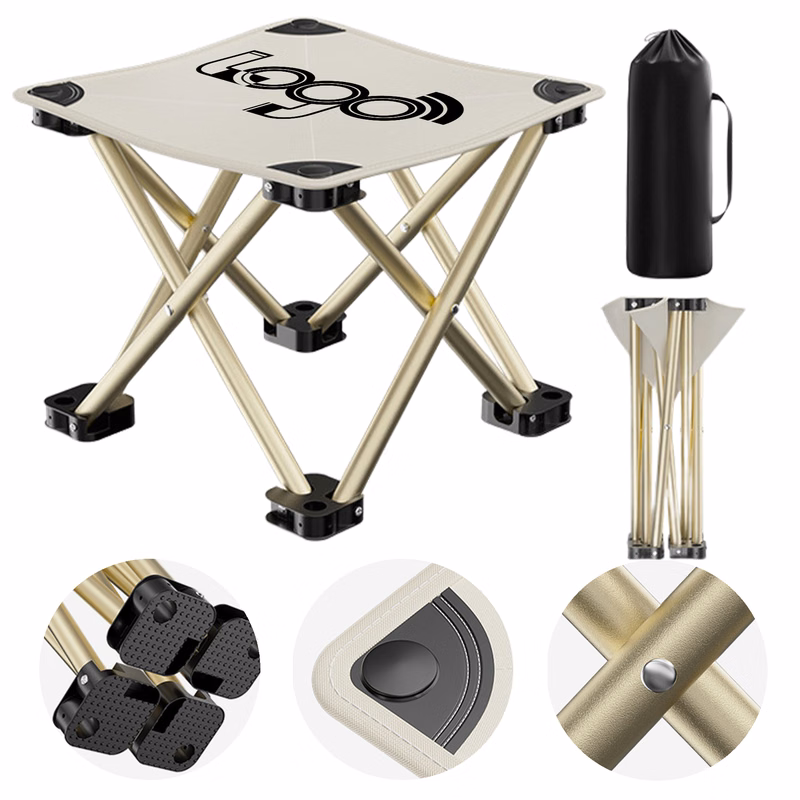 Lightweight and Compact Folding Stool for Hiking and Sports Events