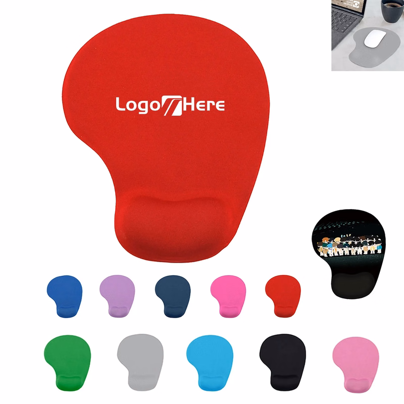 Full Color Wrist Rest Silicone Mouse Pad