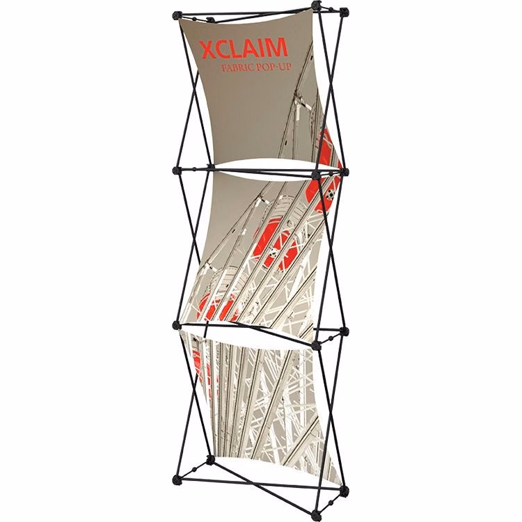 Xclaim 2.5ft Fabric Popup Display Kit 01
