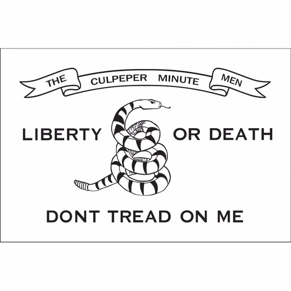 Special Historical Stick Flag - Culpepper