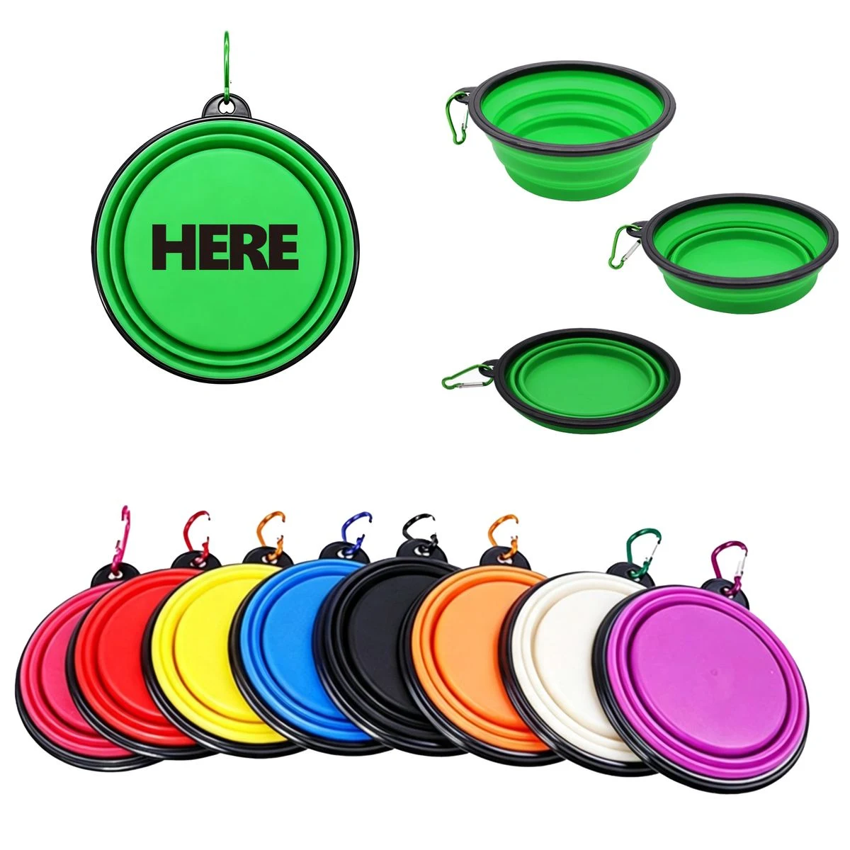 Portable Collapsible Pet Bowls 1