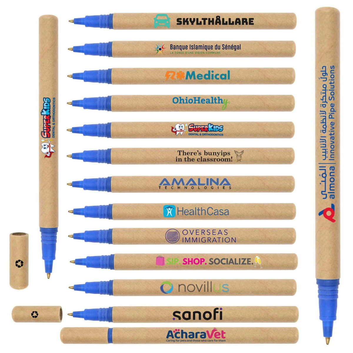 Cardboard Barrel Pen 1
