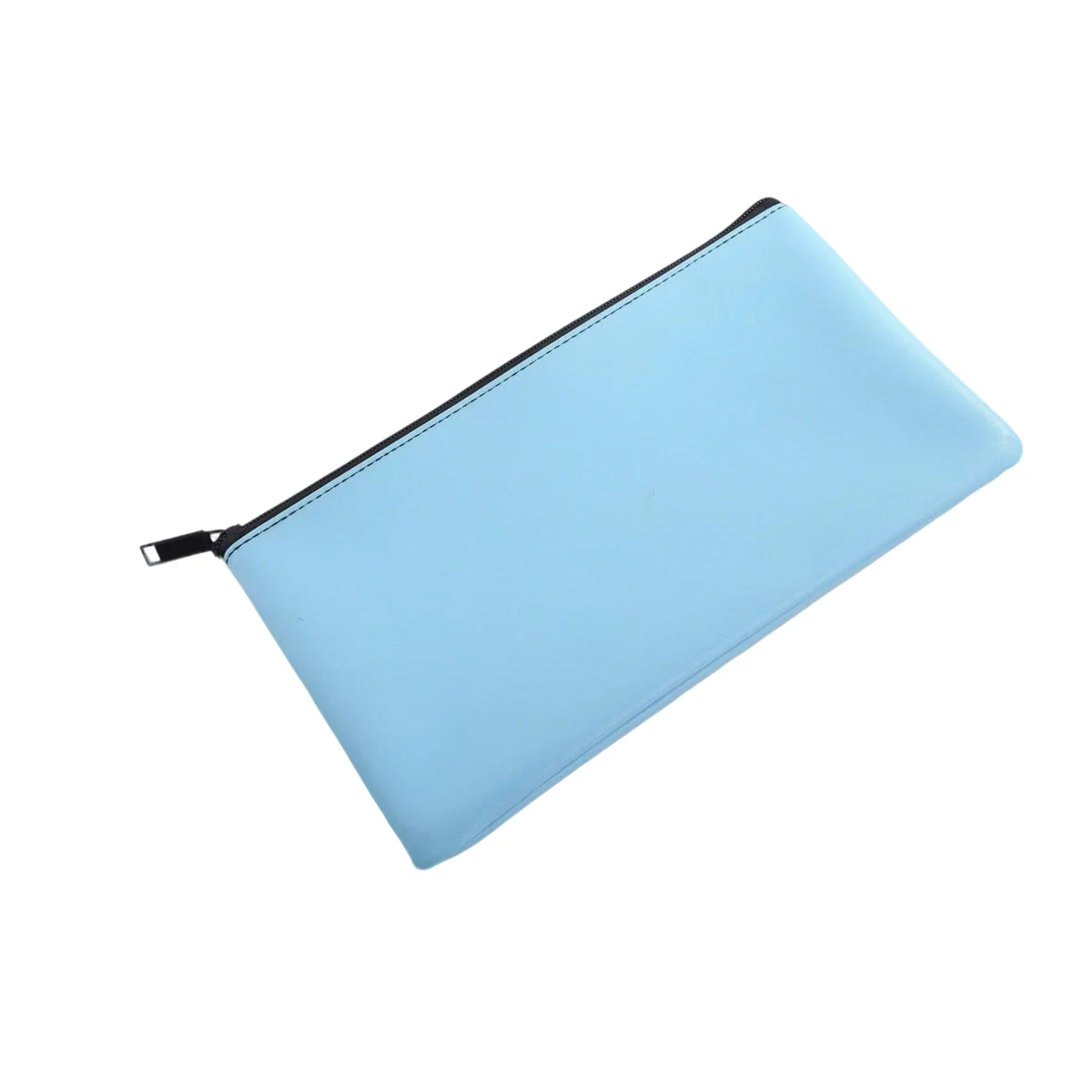 PU Leather Zipper Deposit Pouch 11" x 6" 1