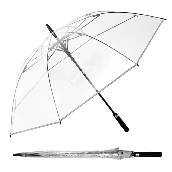 54" Arc Clear Automatic Umbrella 1