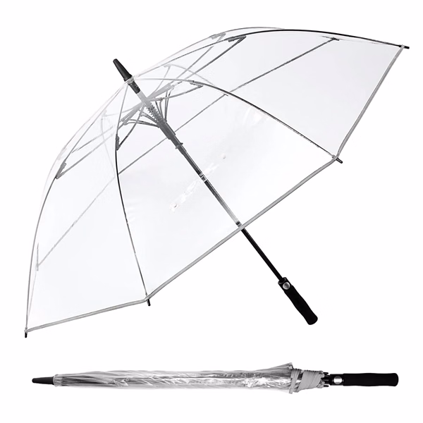 54" Arc Clear Automatic Umbrella