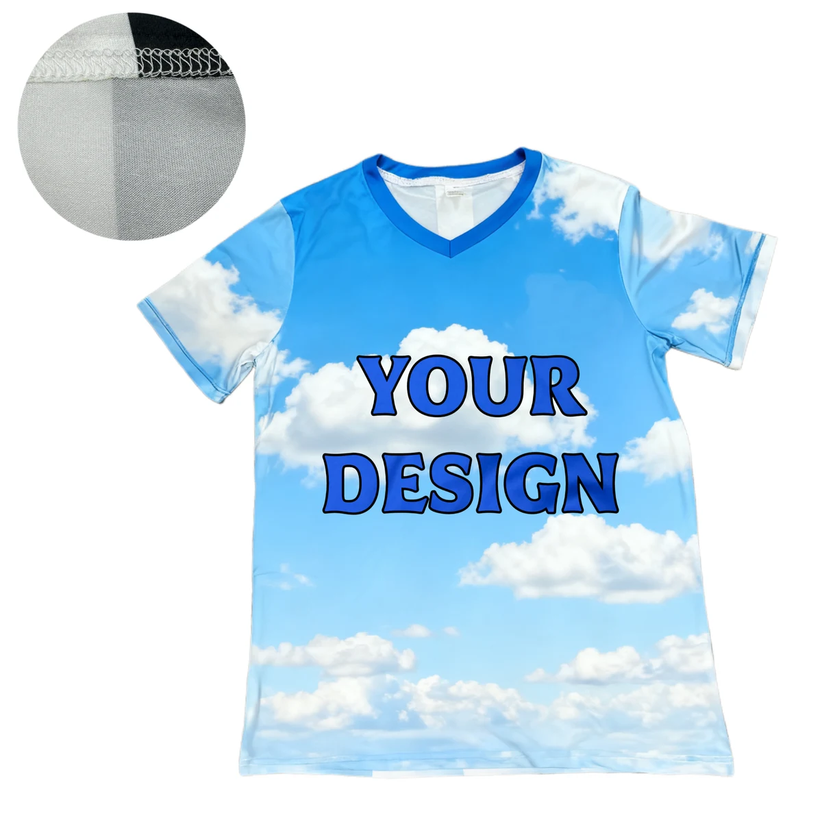 Dye-sublimated V-Neck Tee 1