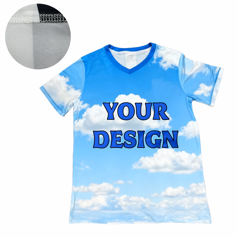 Dye-sublimated V-Neck Tee