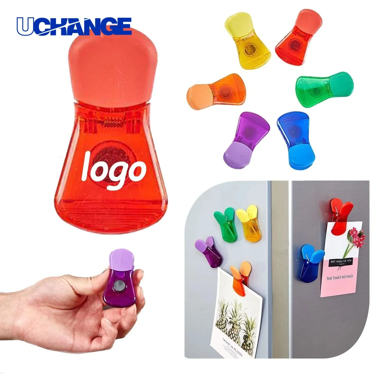Magnetic Refrigerator Note Clip 1