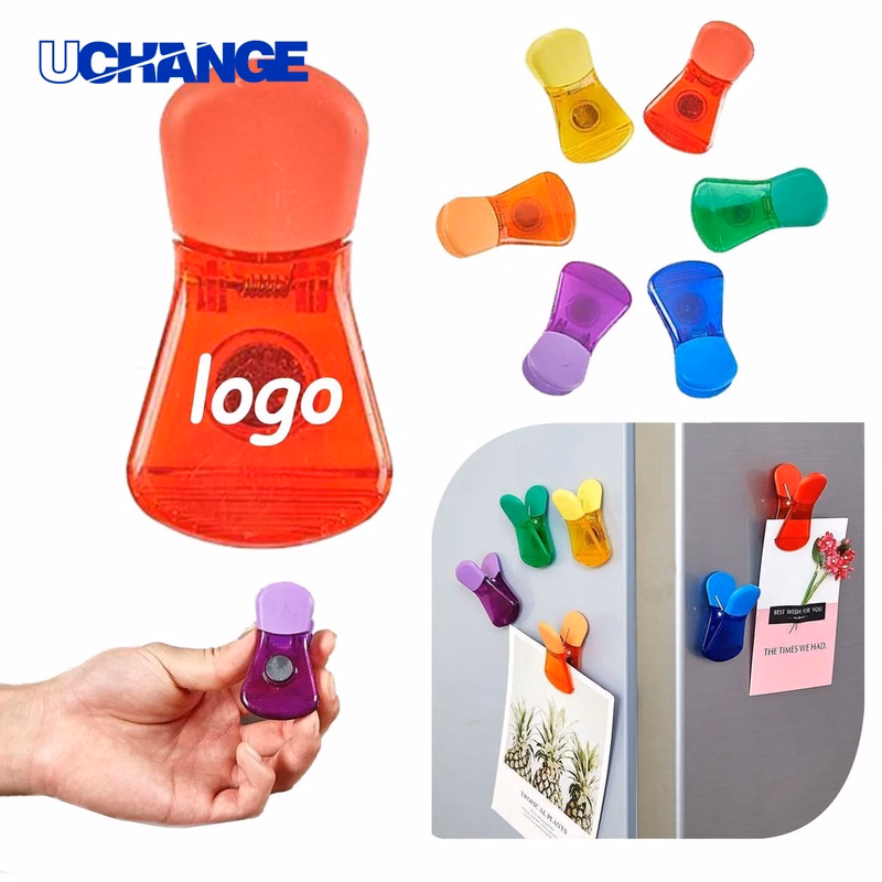 Magnetic Refrigerator Note Clip