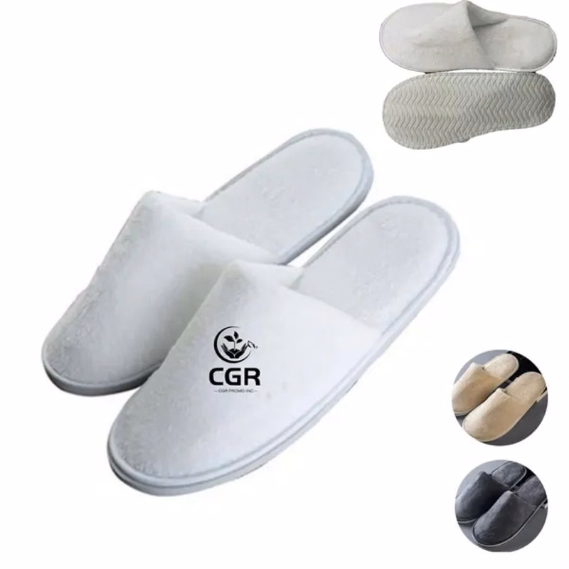 Hotel Coral Fleece EVA Slippers