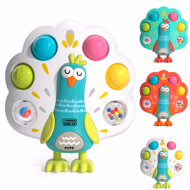 Baby Peacock Bubble Montessori Sensory Toys