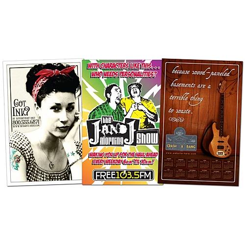 Laminated Card - 11x17 Calendar, Schedule or Chart 1