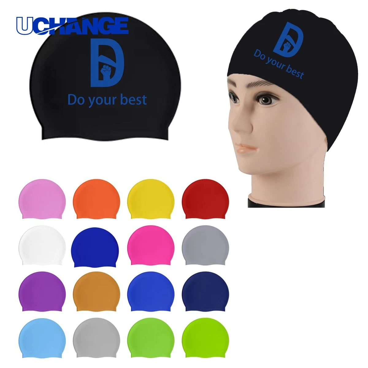 Waterproof Swimming Cap 1