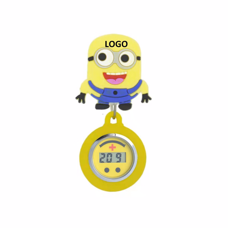 Pocket Clip Rubber Stretchable Nurse Watch