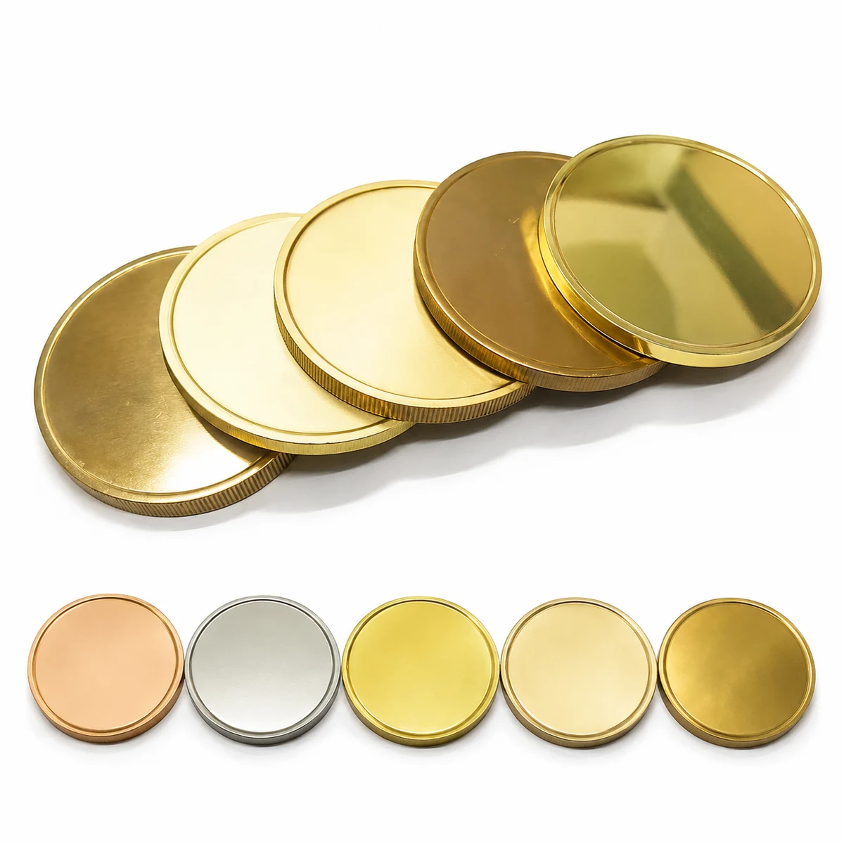 Personalized Metallic Keepsake Token 1