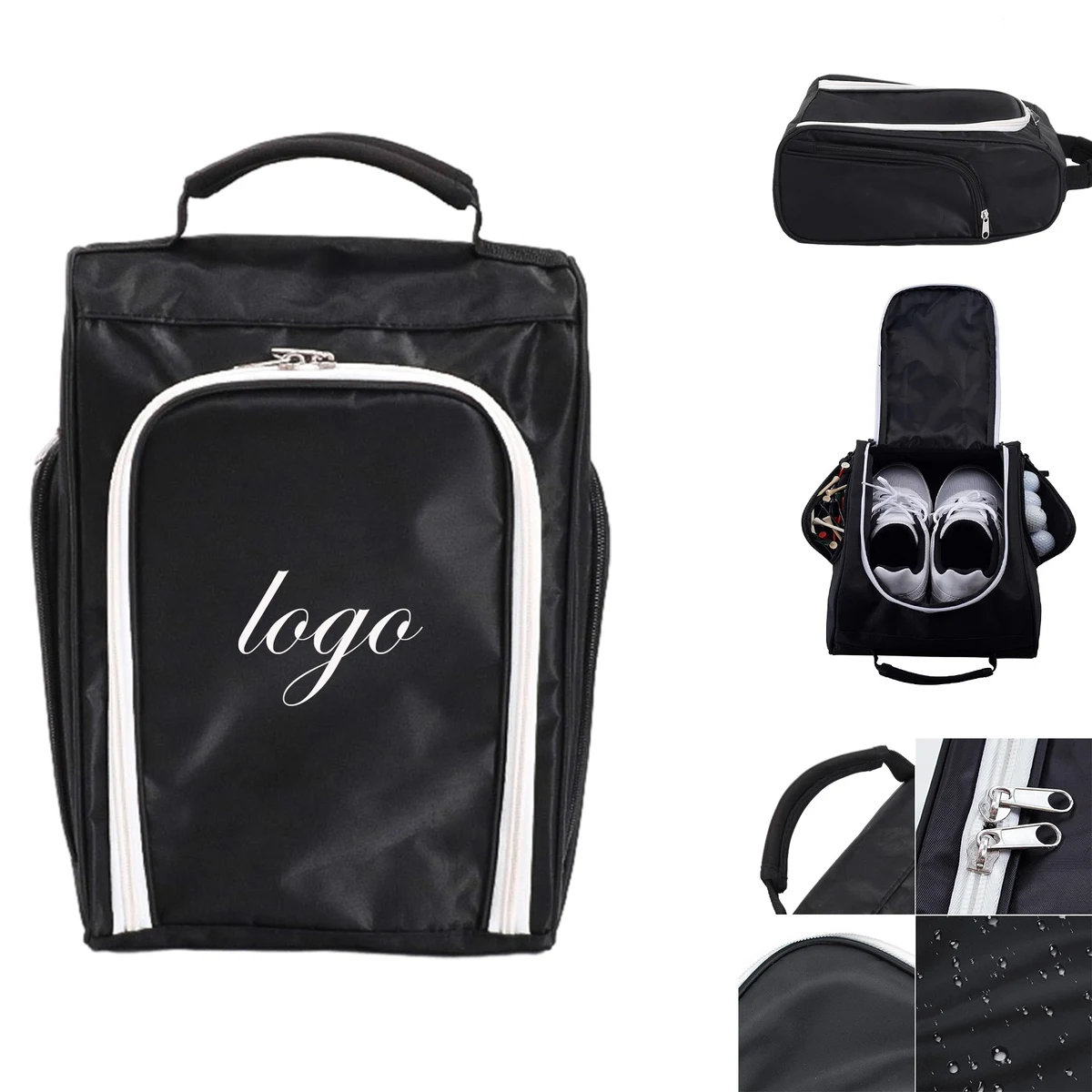 Golf Shoe Travel Bag With Side Pockets 1