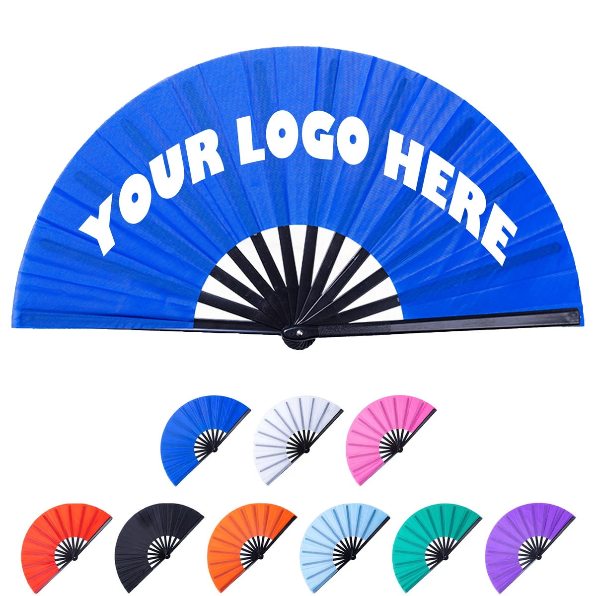 Folding Advertising Hand Fan 1