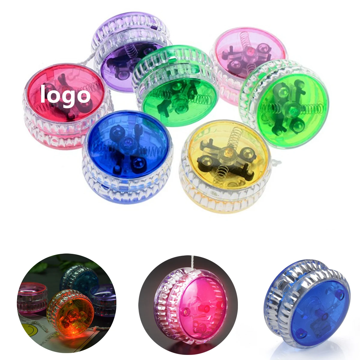 LED Light Yo-Yo Plastic Responsive Yoyo 1