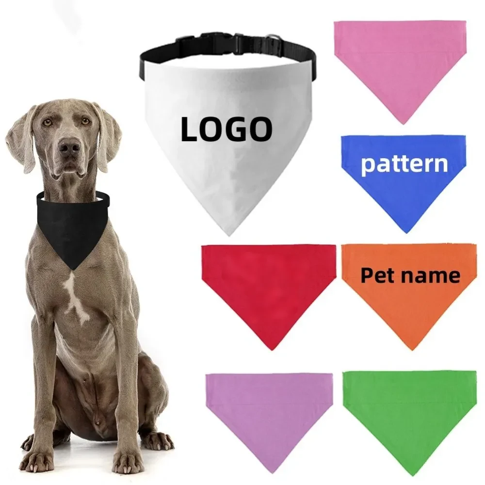Pets Triangle Bandana Scarf Collar Buckle 1