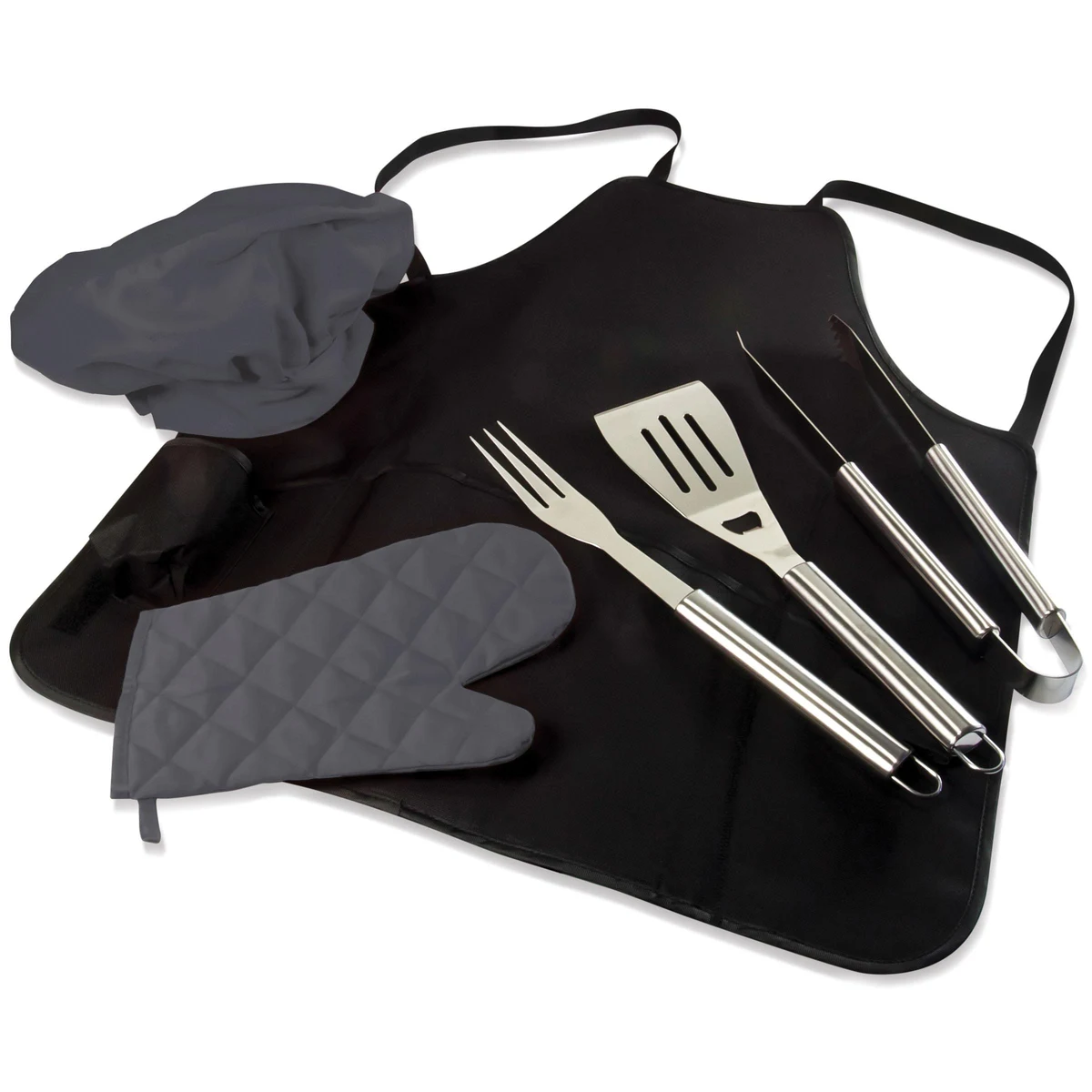 BBQ Apron Tote Pro Grill Set 1