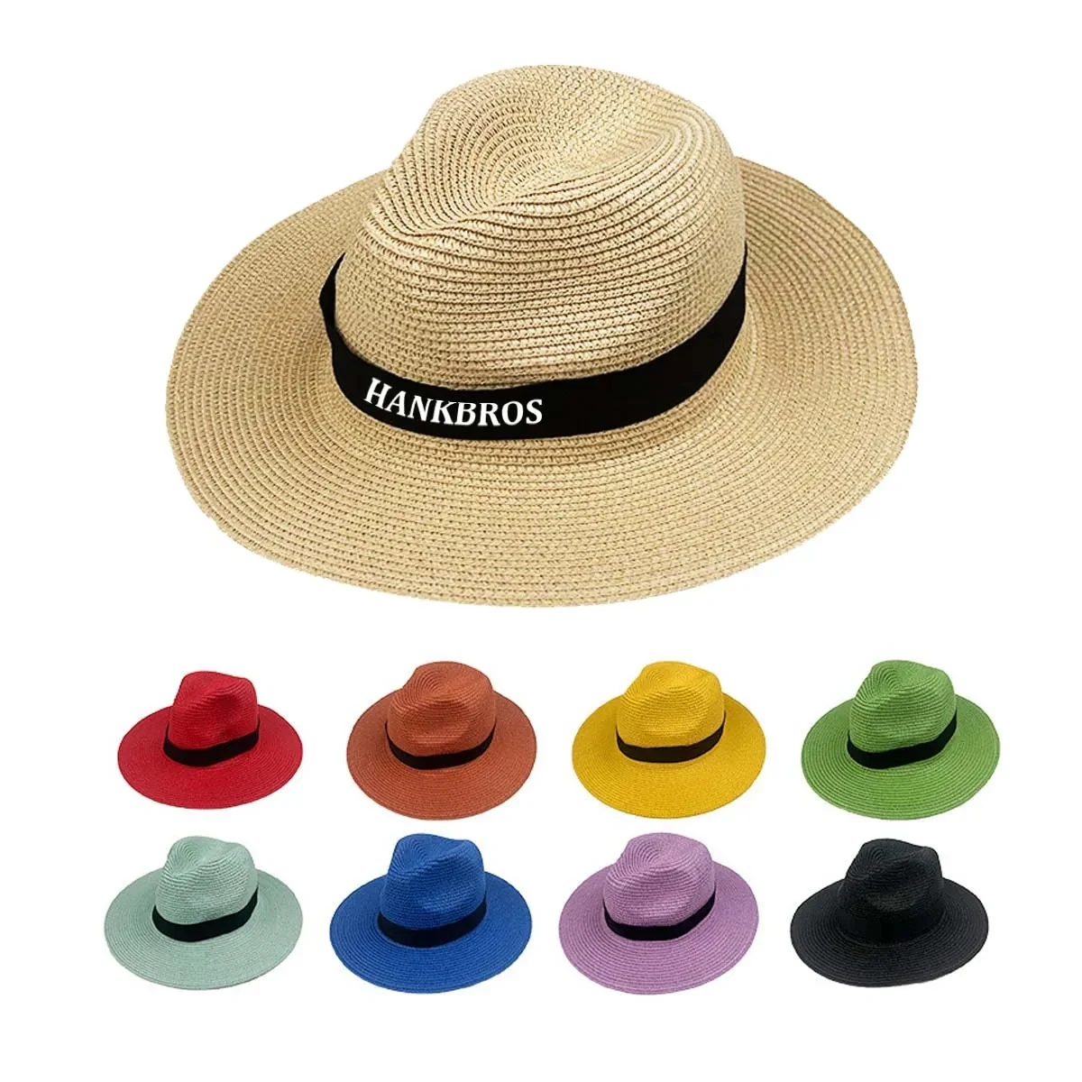 Wide Brim Straw Hat for Women 1