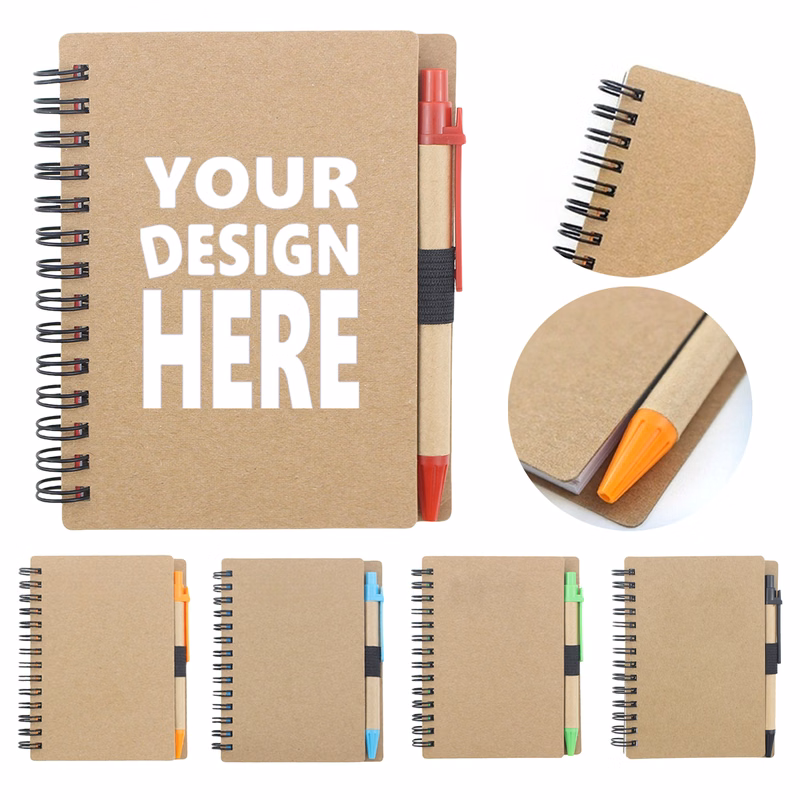 Spiral Journal Notebook With Pen