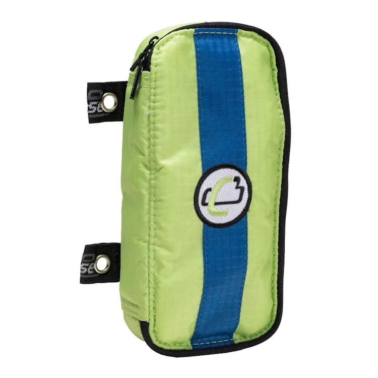 Case-It Pouch Zippered Pencil Case - Lime Green Blue 1