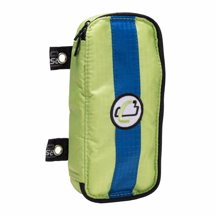 Case-It Pouch Zippered Pencil Case - Lime Green Blue