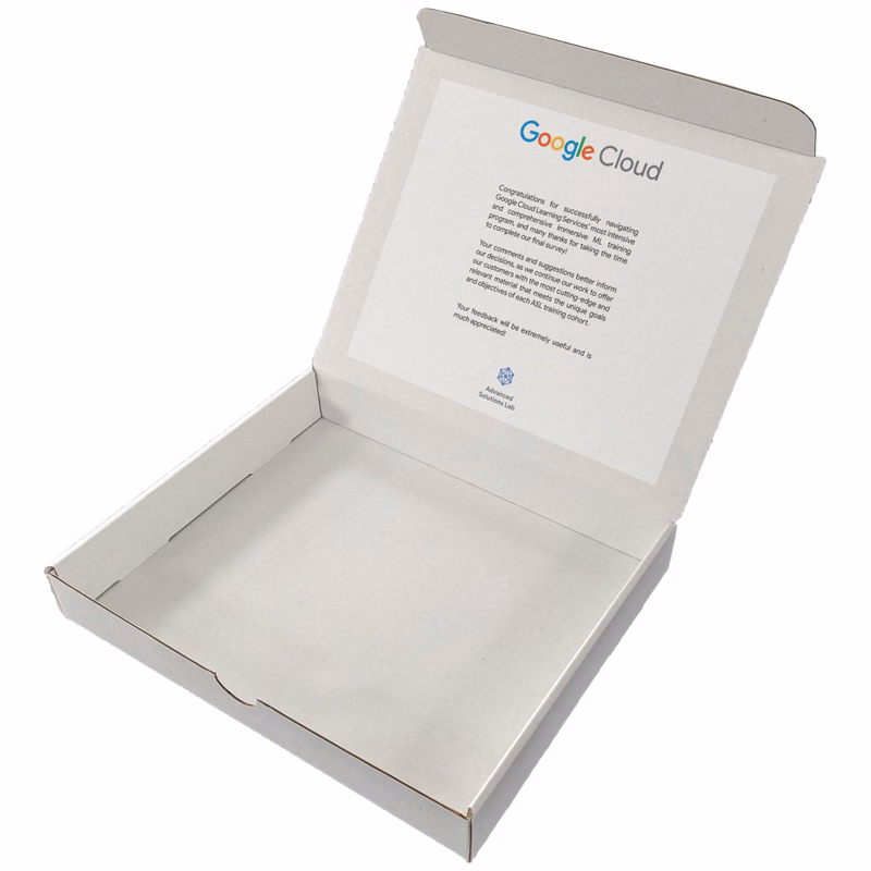 9 1/2" x 8" x 1 1/2" - E-Flute Inside Tuck Box