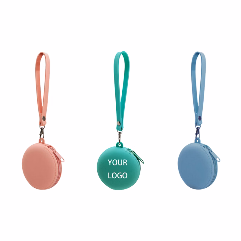 Round Silicone Small Change Wallet