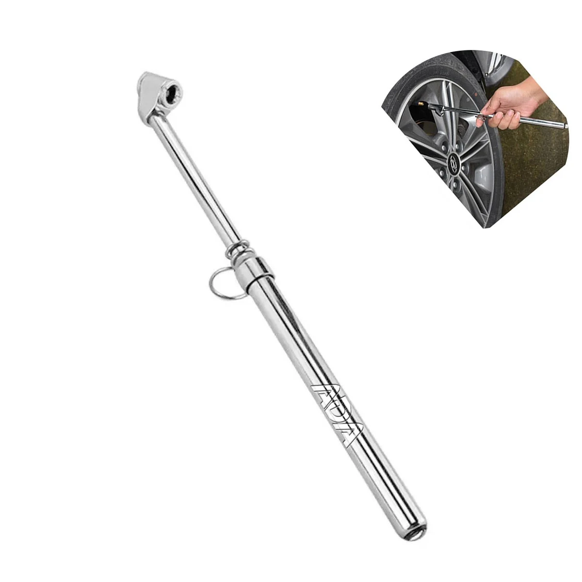 Dual Head Heavy Duty Truck Tire Pressure Gauge 1