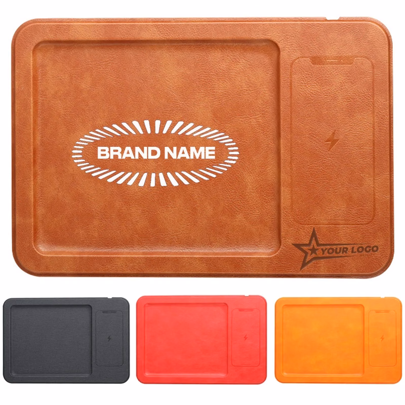 Leather Charging Protector Mouse Pad