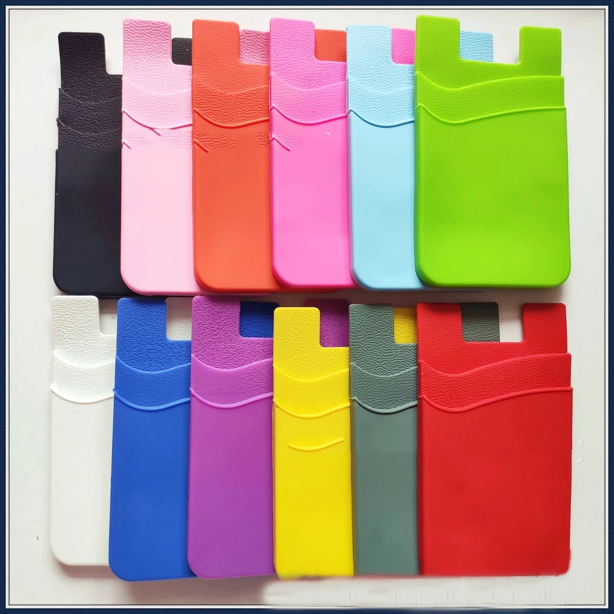 Double Pocket Silicone Card Sleeve 1