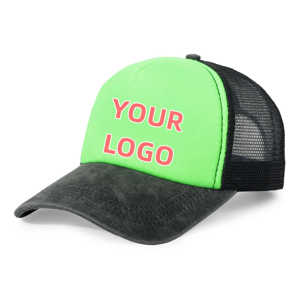 5 Panels Trucker Mesh Back Baseball Cap 1