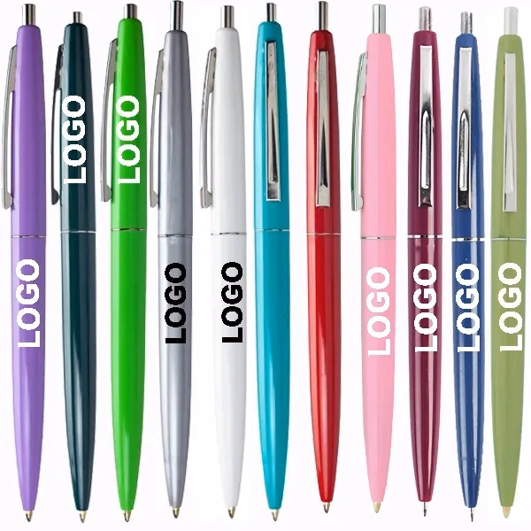 Promo Click Action Pen Nickel Trim