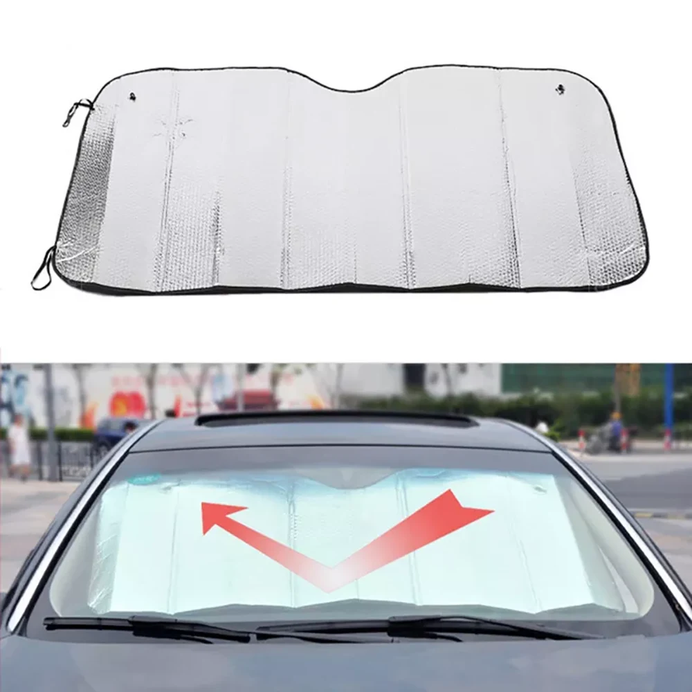 Foldable Car Sunshade Front Windshield Shades 1