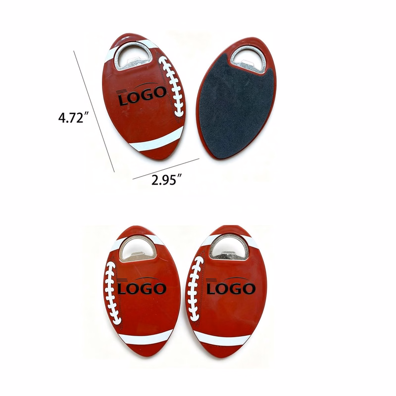 Promotional Baseball Style Metal Bottle Opener