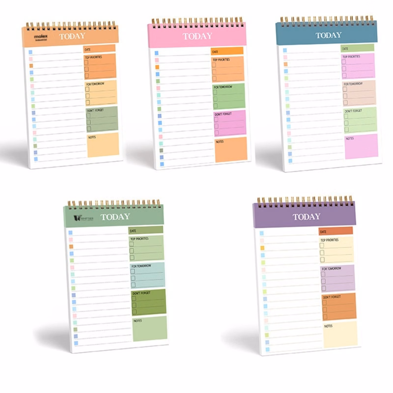 A5 52 Sheets Daily Planner Notepad