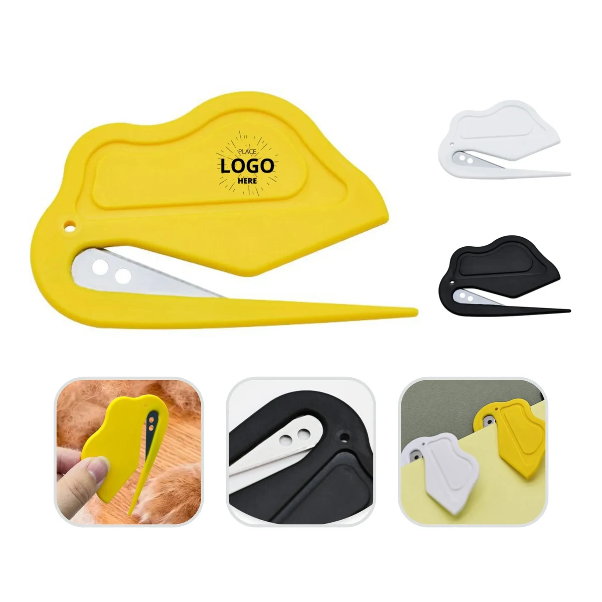 Mini Plastic Letter Opener And Utility Cutter 1