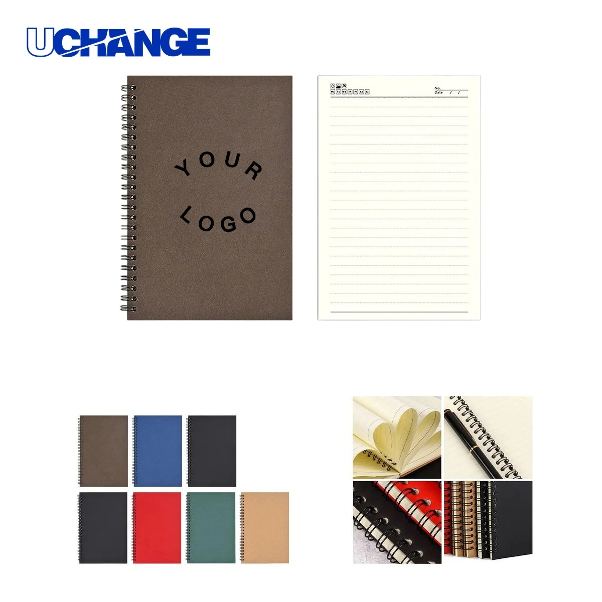 Lined Paper Spiral Notebook Journal for Writing 1