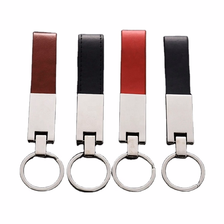 PU Leather Metal Key Tag Accessory
