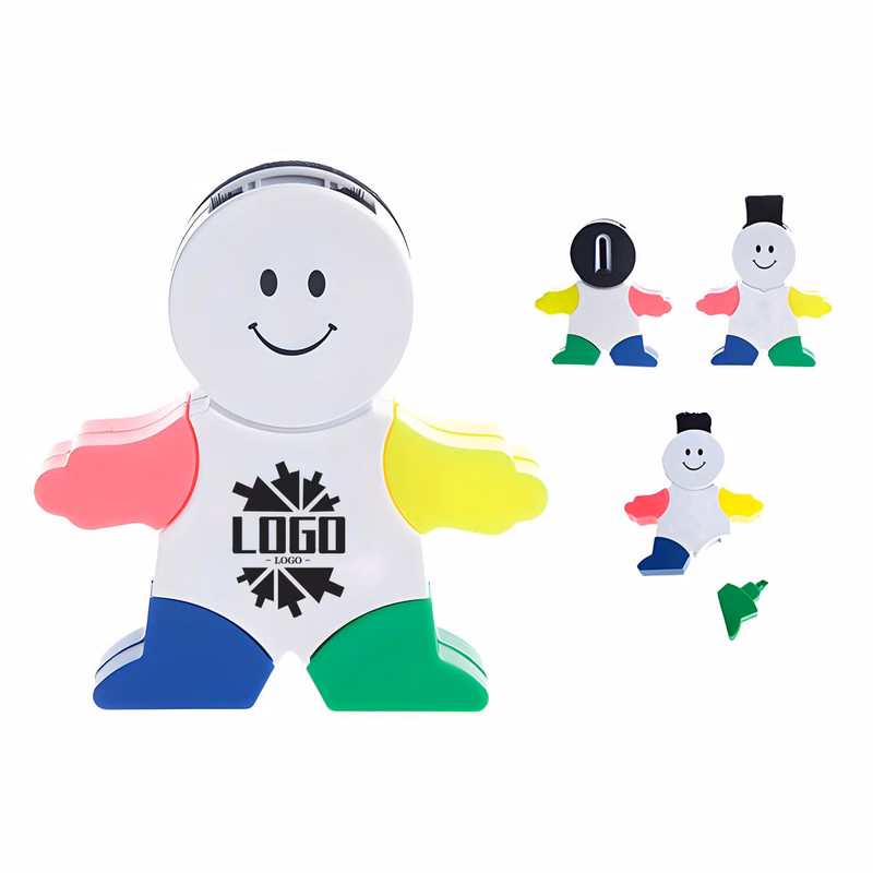 4 Color Highlighter with Brush